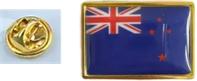 New Zealand Banner Flag Lapel Pin