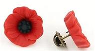 ANZAC poppy lapel pin