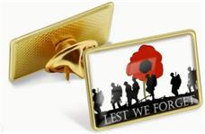 New Zealand Flag Banner Lapel Pin