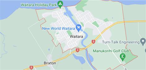 Te Awamutu map