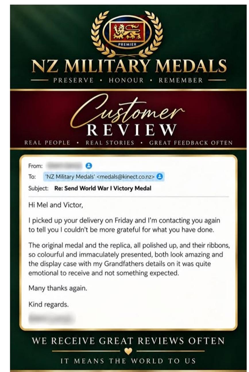 mounted WWI medals set